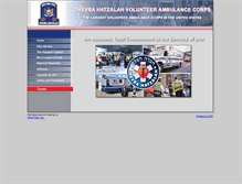 Tablet Screenshot of hatzalah.org