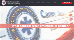 Desktop Screenshot of hatzalah.ch